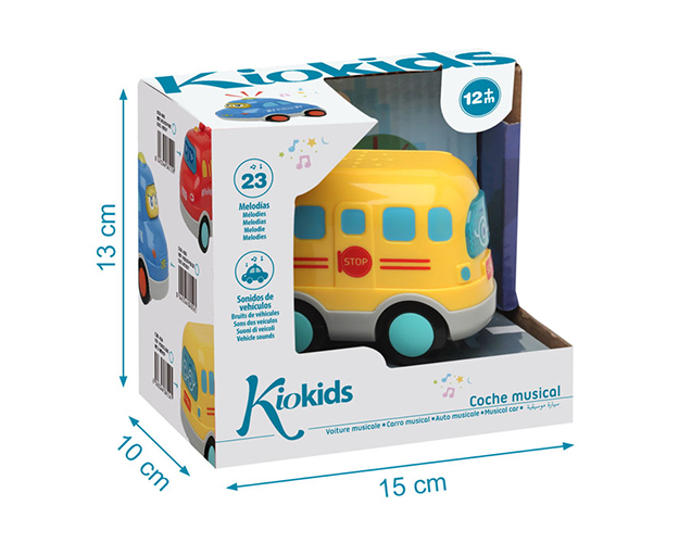 bus escolar con luz y sonido